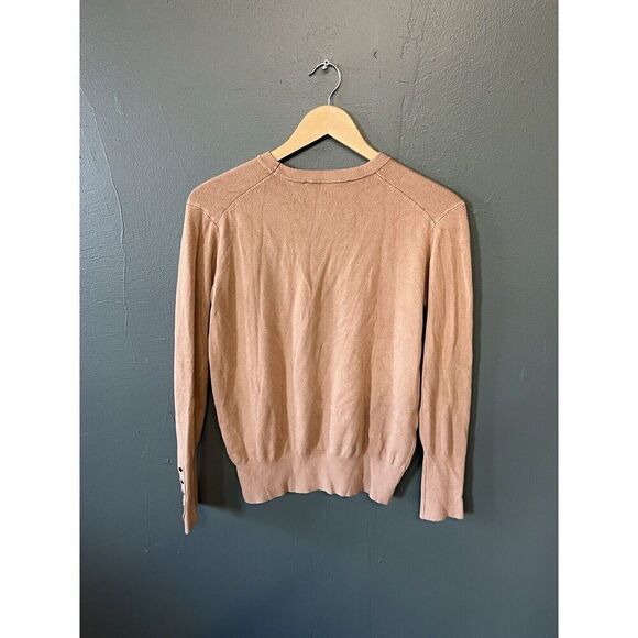 Zara Womens Brown Longsleeve Pullover Sweatshirt Size XL - Picture 2 of 3